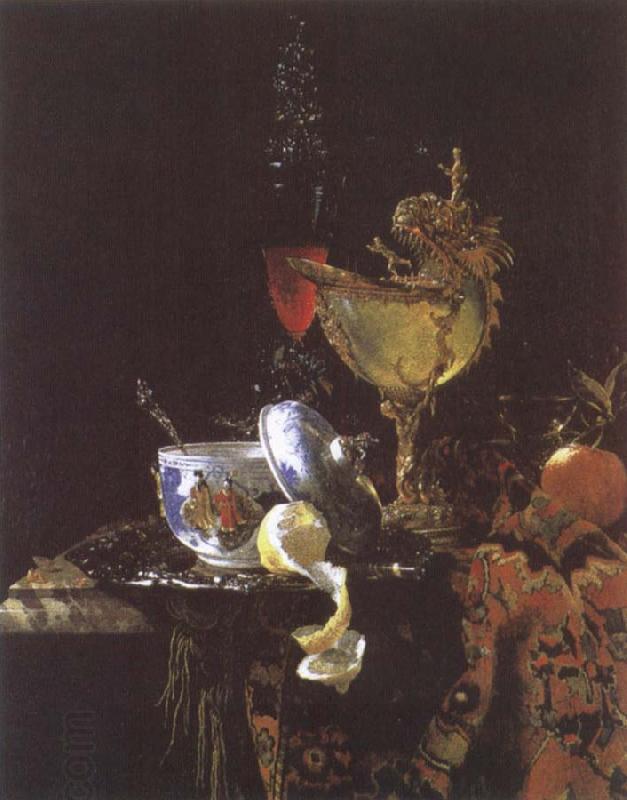 Willem Kalf Still life with Chinese Porcelain Jar oil painting picture